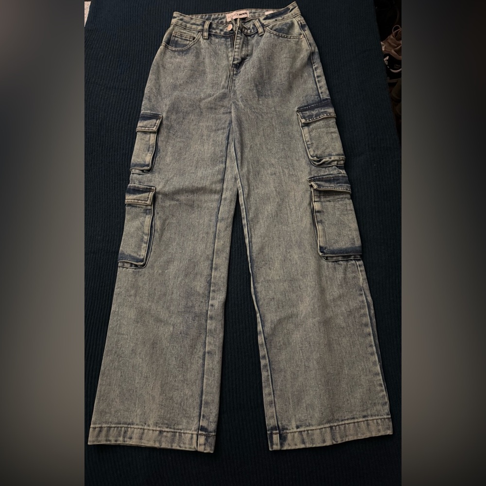 Fashion nova cargo jeans
